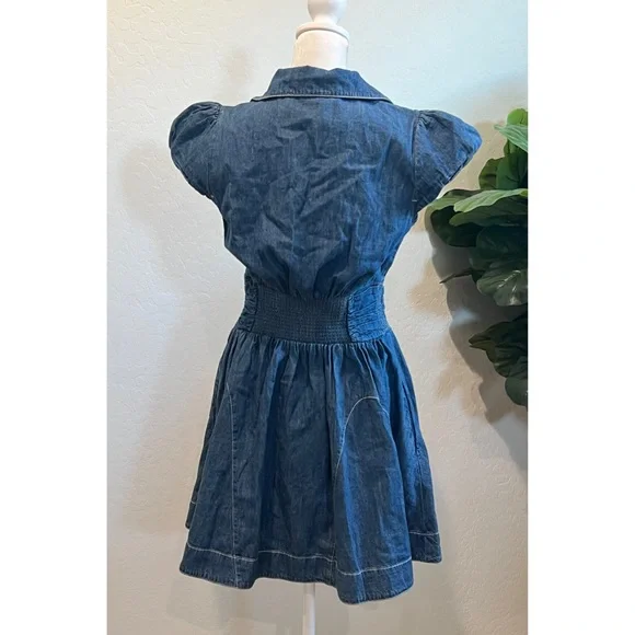 free people chester denim dress Free People Women's Chester Ruched Waist Denim Mini Dress | Women's Dresses,  One-pieces, & Sets | Apparel - Shop Your Navy Exchange